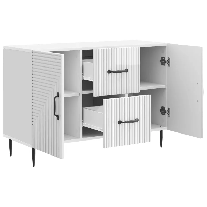 Kabalas Itin blizgi balta 89 x 34,5 x 60 cm Apdirbta mediena