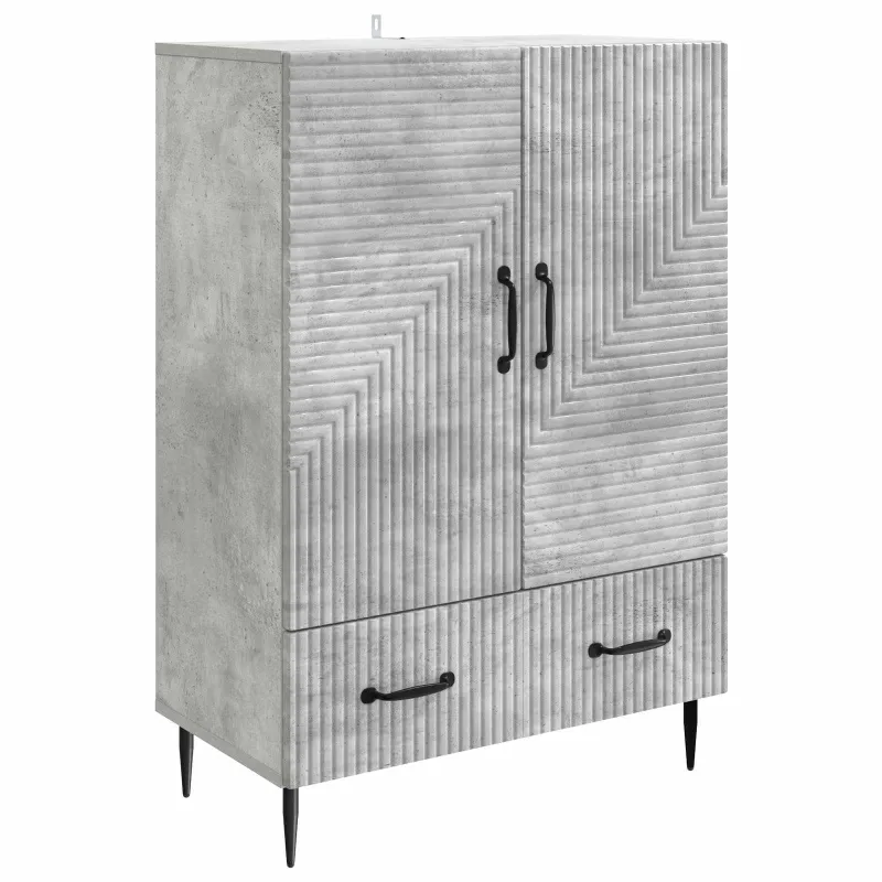 Kabalas Betono pilka 66 x 34,5 x 95 cm Apdirbta mediena