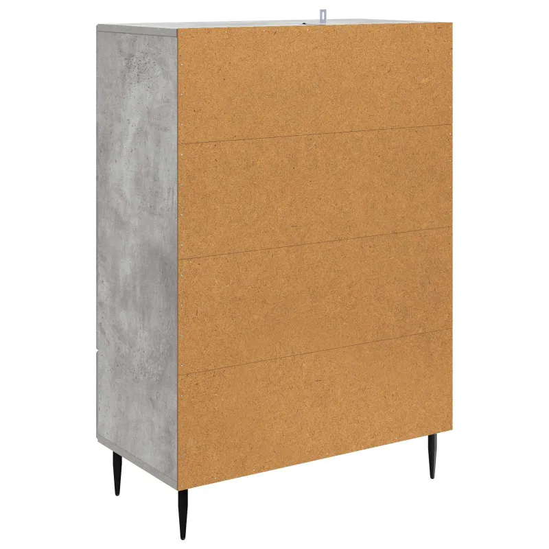 Kabalas Betono pilka 66 x 34,5 x 95 cm Apdirbta mediena