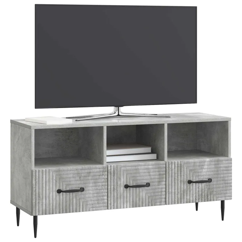 Televizoriaus spintelė Betono pilka 102 x 34,5 x 50 cm