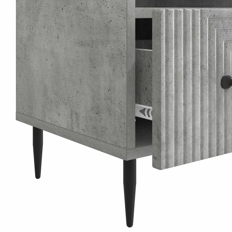 Televizoriaus spintelė Betono pilka 102 x 34,5 x 50 cm