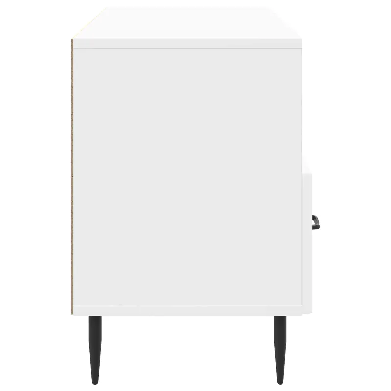Televizoriaus spintelė Itin blizgi balta 102 x 34,5 x 50 cm