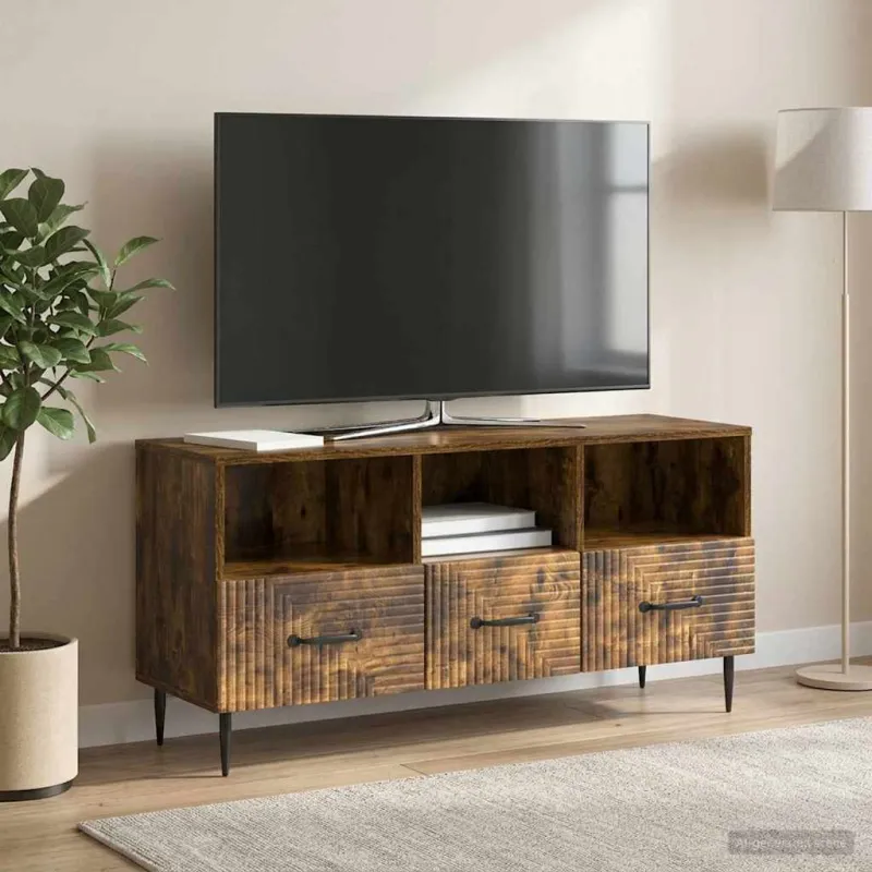 Televizoriaus spintelė Dūminio ąžuolo 102 x 34,5 x 50 cm