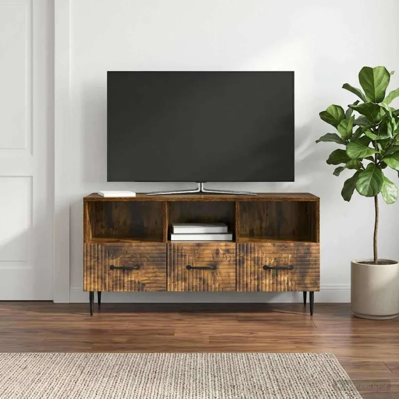 Televizoriaus spintelė Dūminio ąžuolo 102 x 34,5 x 50 cm
