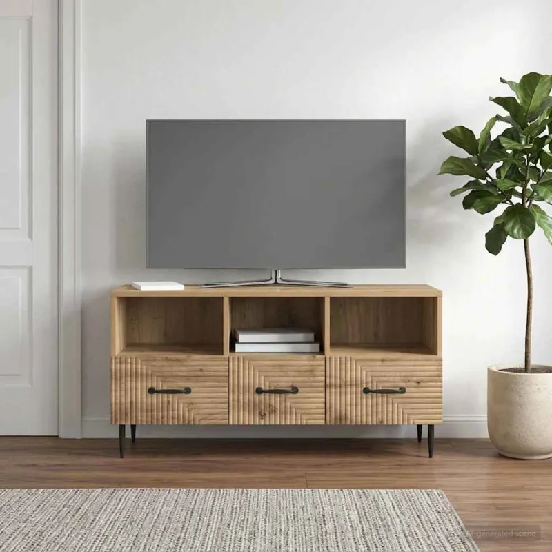 Televizoriaus spintelė Artisano ąžuolo 102 x 34,5 x 50 cm