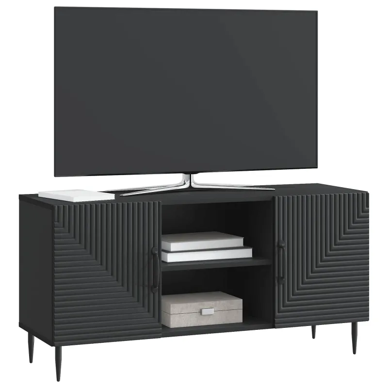 Televizoriaus spintelė Juoda 102 x 34,5 x 50 cm