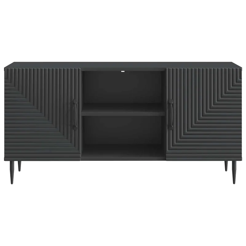 Televizoriaus spintelė Juoda 102 x 34,5 x 50 cm