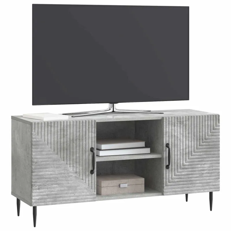 Televizoriaus spintelė Betono pilka 102 x 34,5 x 50 cm