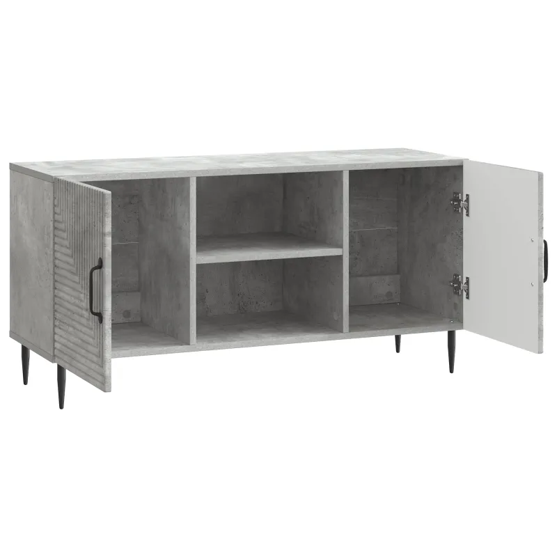 Televizoriaus spintelė Betono pilka 102 x 34,5 x 50 cm