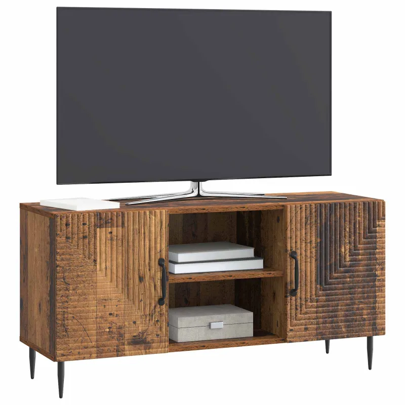 Televizoriaus spintelė Sendintos medienos 102 x 34,5 x 50 cm