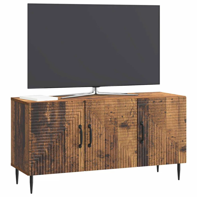 Televizoriaus spintelė Sendintos medienos 99 x 34,5 x 50 cm