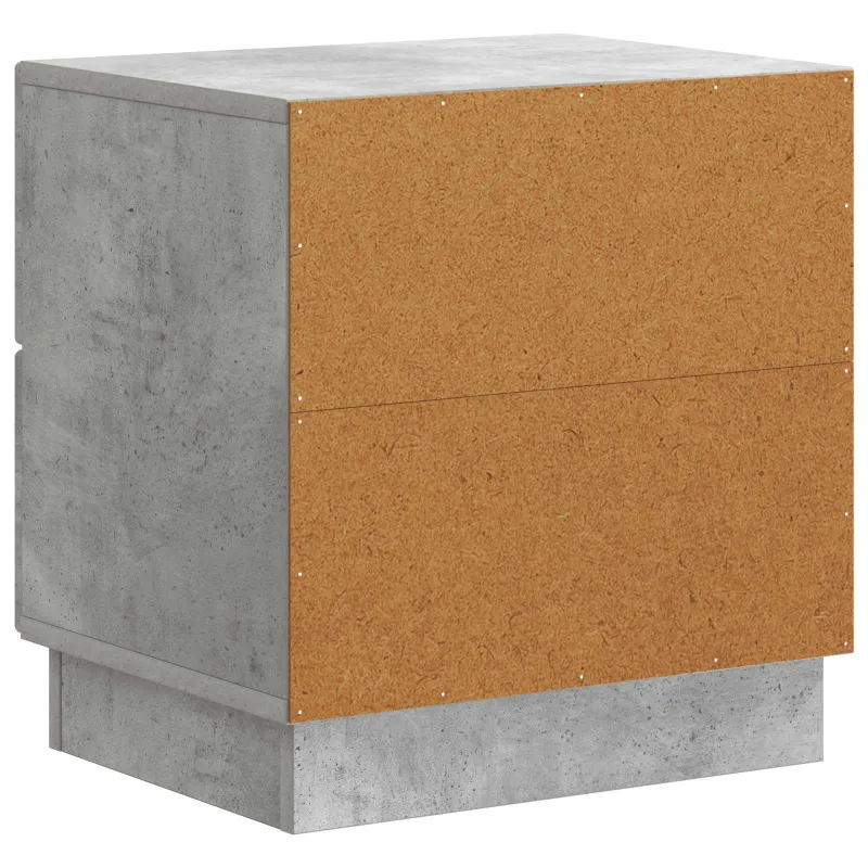 Šalia lovos spintelė 2 pcs Betono pilka 43 x 34,5 x 44,5 cm