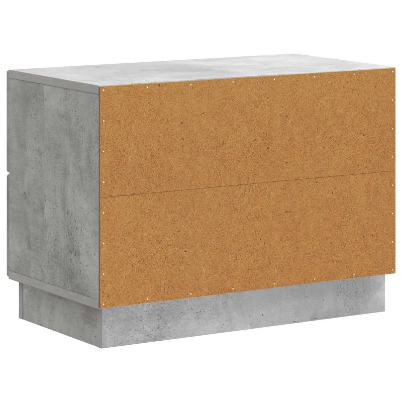 Šalia lovos spintelė Betono pilka 62 x 34,5 x 44,5 cm