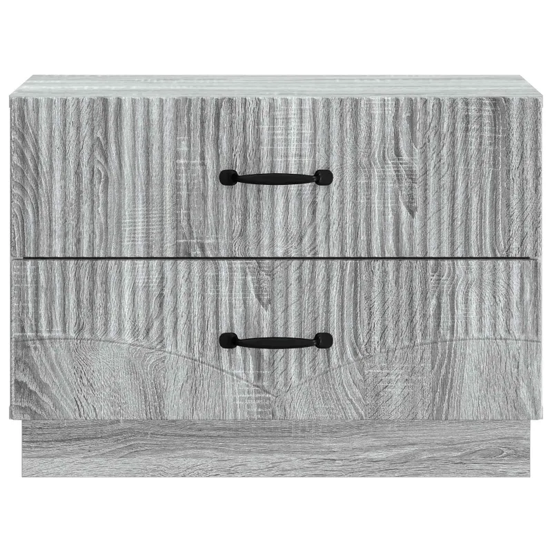 Šalia lovos spintelė Pilka sonoma ąžuolo 62 x 34,5 x 44,5 cm