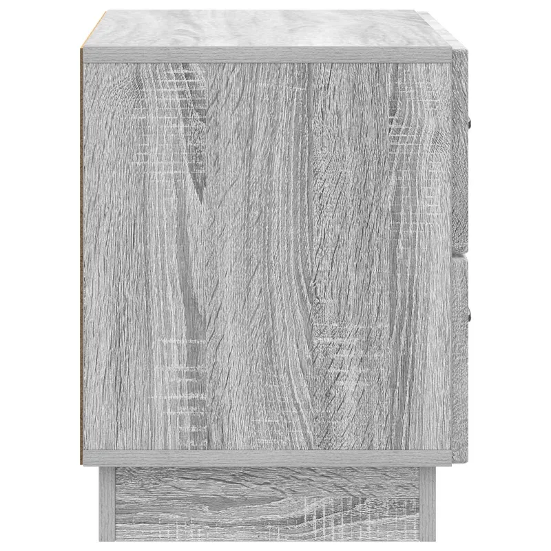 Šalia lovos spintelė Pilka sonoma ąžuolo 62 x 34,5 x 44,5 cm