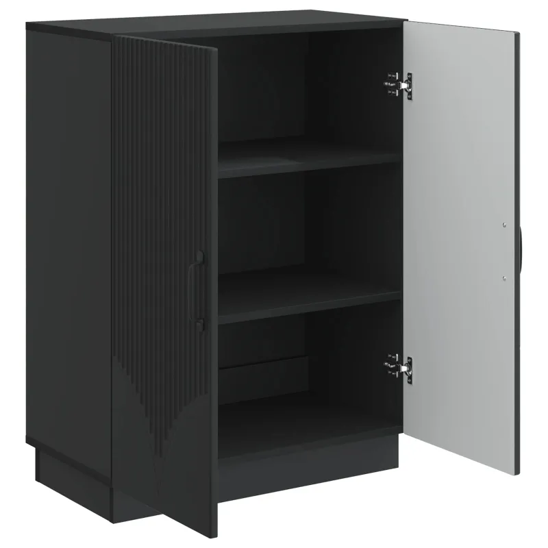 Kabalas Juoda 66 x 34,5 x 87 cm Apdirbta mediena