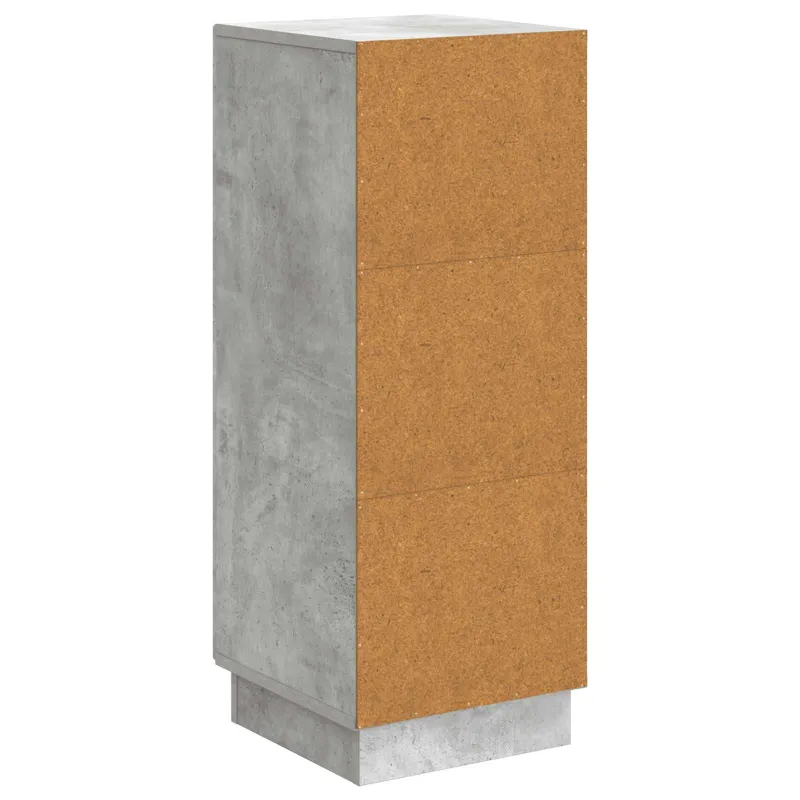 Kabalas Betono pilka 33 x 34,5 x 87 cm Apdirbta mediena