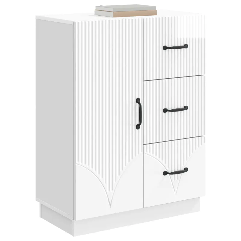 Kabalas Itin blizgi balta 66 x 34,5 x 87 cm Apdirbta mediena