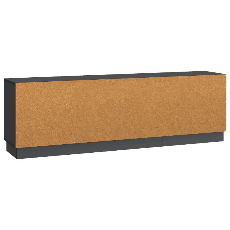 Televizoriaus spintelė Juoda 150 x 31 x 47 cm Apdirbta mediena
