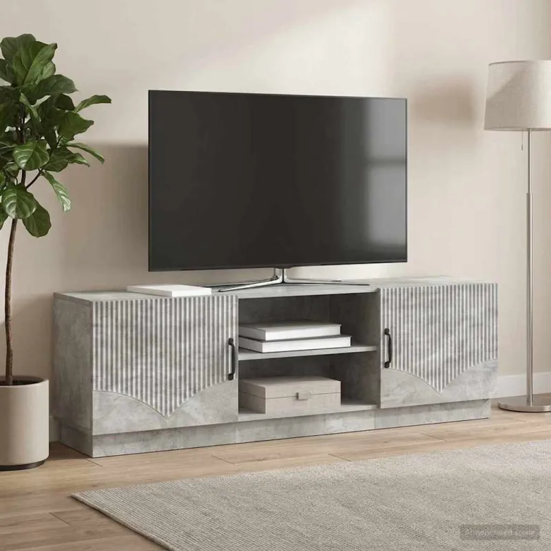 Televizoriaus spintelė Betono pilka 150 x 31 x 47 cm