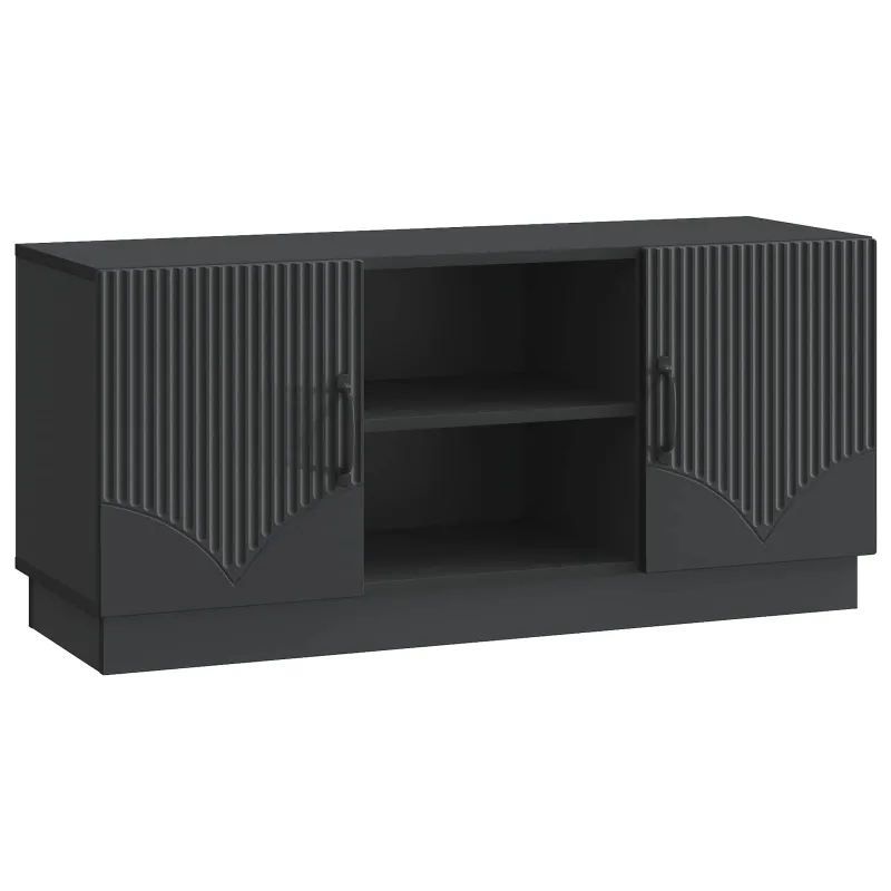 Televizoriaus spintelė Juoda 102 x 34,5 x 47 cm
