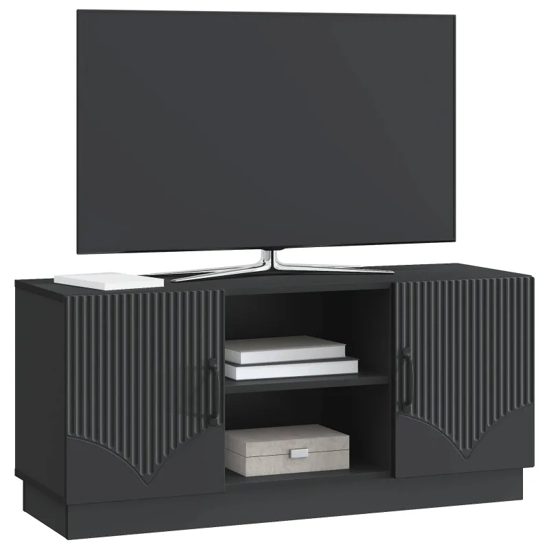 Televizoriaus spintelė Juoda 102 x 34,5 x 47 cm