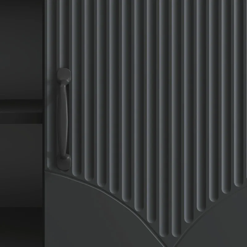 Televizoriaus spintelė Juoda 102 x 34,5 x 47 cm