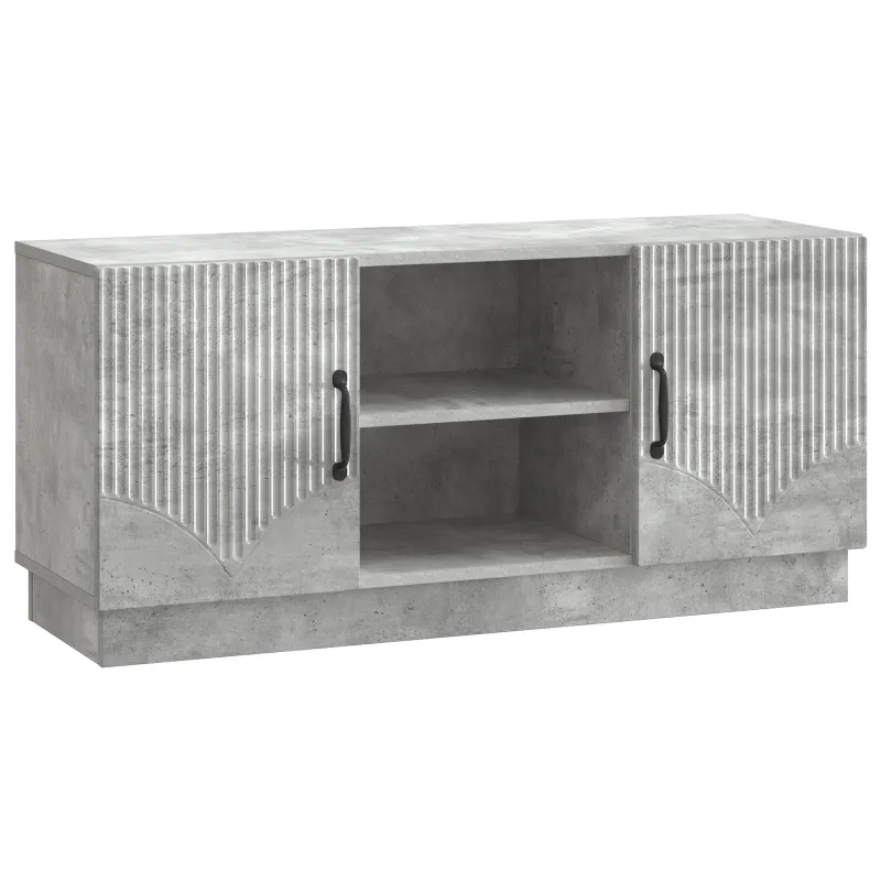 Televizoriaus spintelė Betono pilka 102 x 34,5 x 47 cm