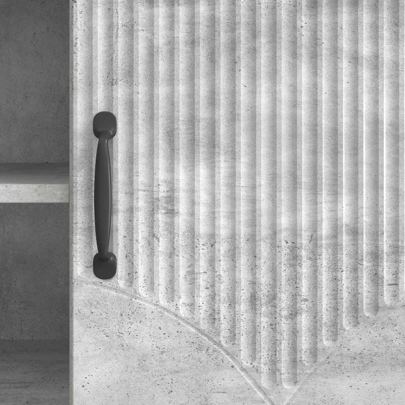 Televizoriaus spintelė Betono pilka 102 x 34,5 x 47 cm