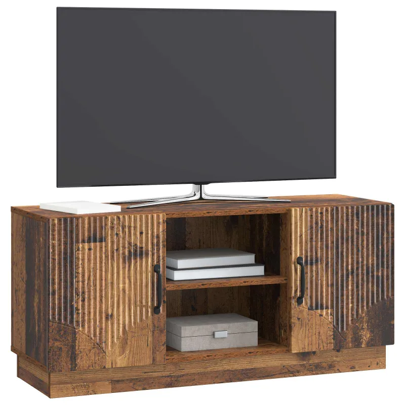 Televizoriaus spintelė Sendintos medienos 102 x 34,5 x 47 cm