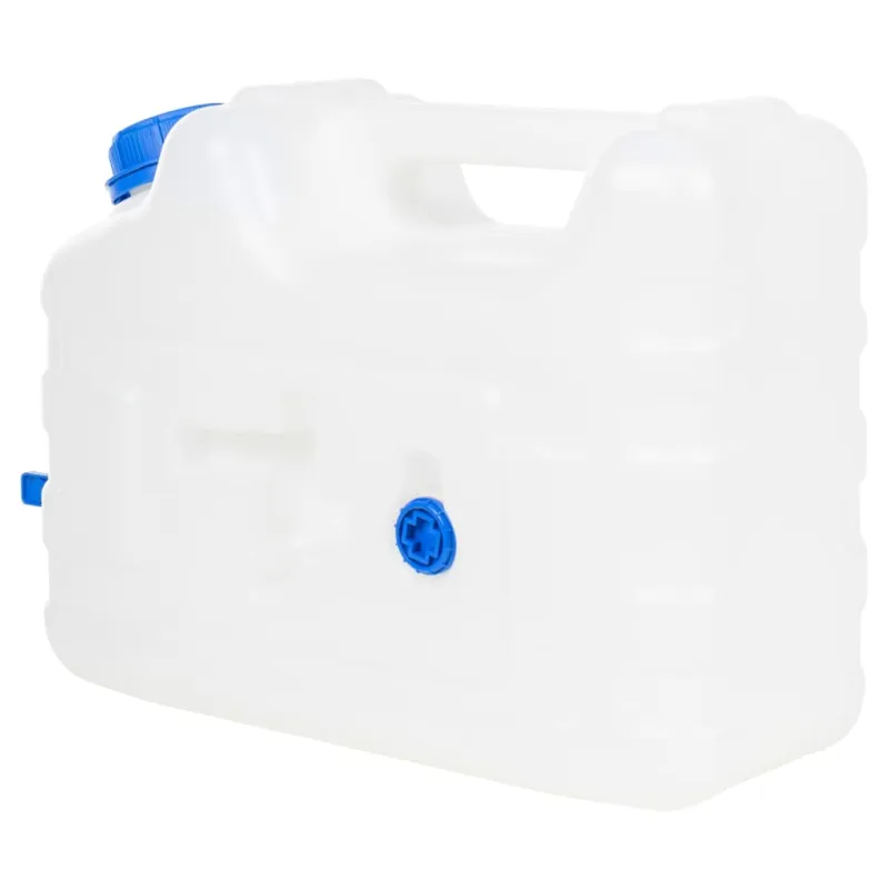 Vandens talpa su čiaupu, skaidri, 10l, plastikas