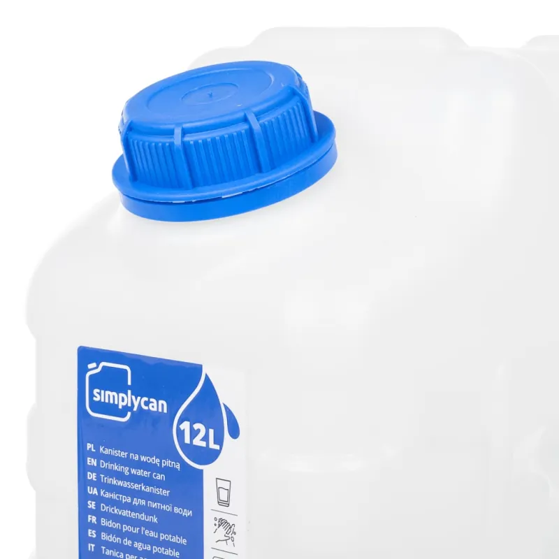 Vandens talpa su čiaupu, skaidri, 10l, plastikas