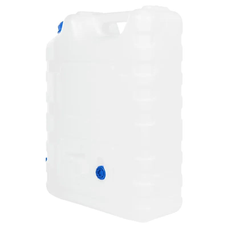 Vandens talpa su čiaupu, skaidri, 20l, plastikas