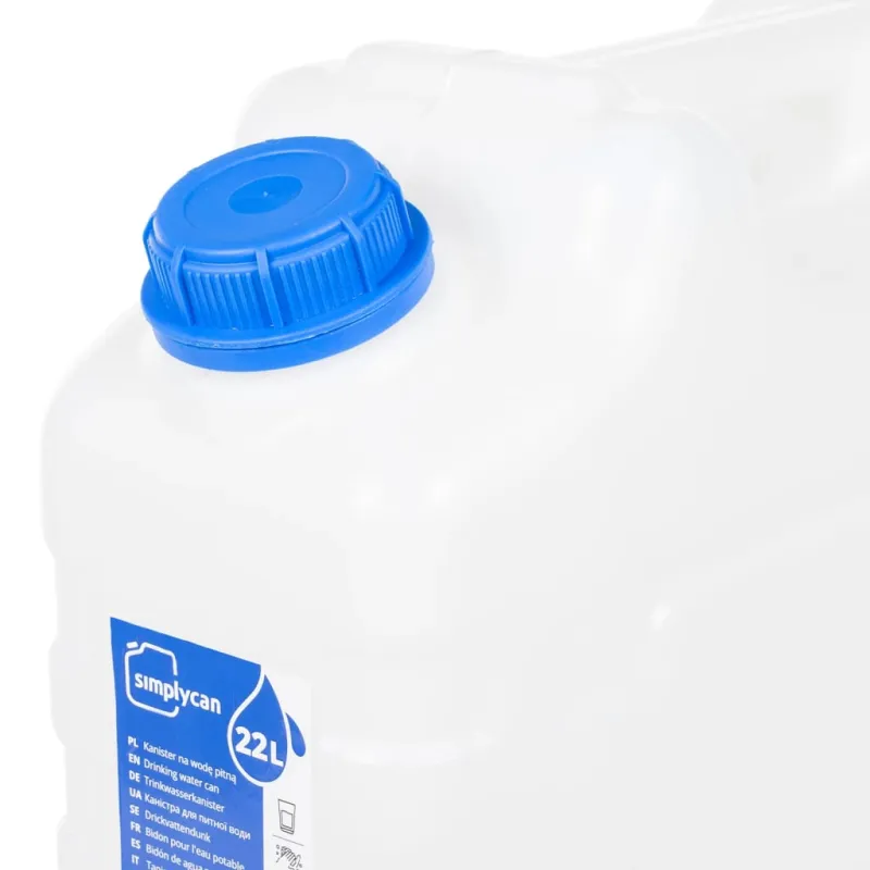 Vandens talpa su čiaupu, skaidri, 20l, plastikas