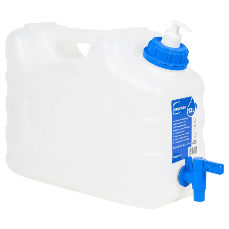 Vandens talpa su čiaupu ir muilo dozatoriumi, 10l, plastikas