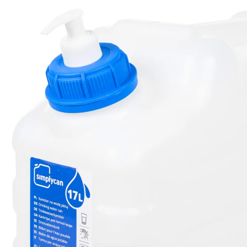 Vandens talpa su čiaupu ir muilo dozatoriumi, 15l, plastikas