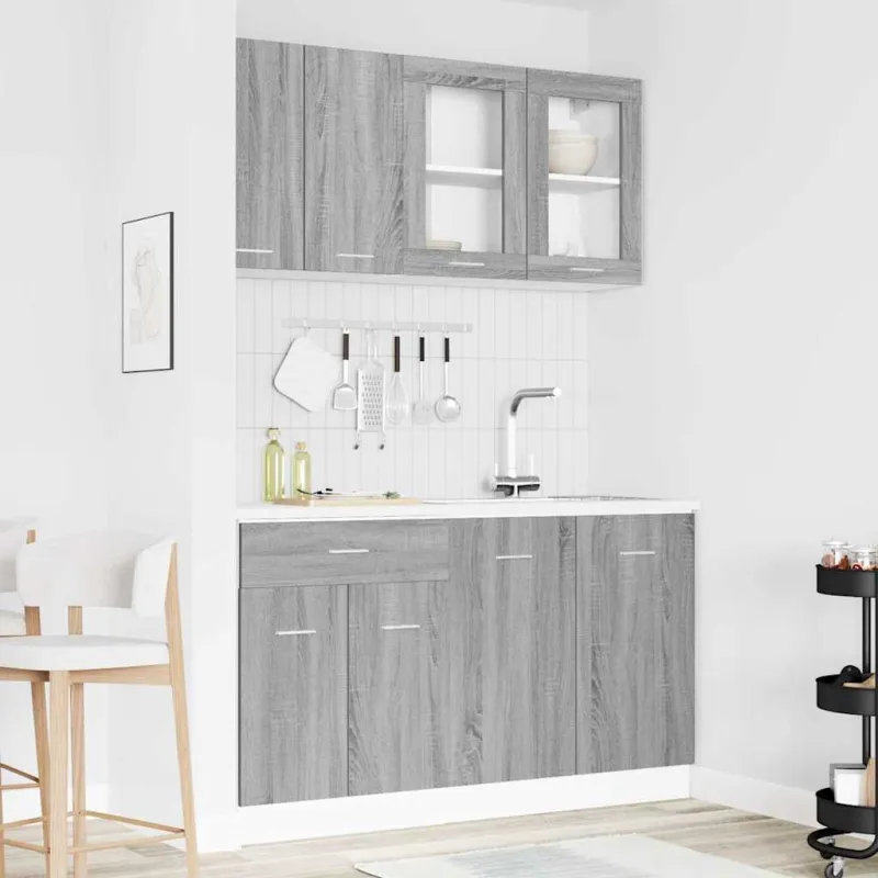 Virtuvės vienetas Lyon 4 pcs Pilka Sonoma Apdirbta mediena