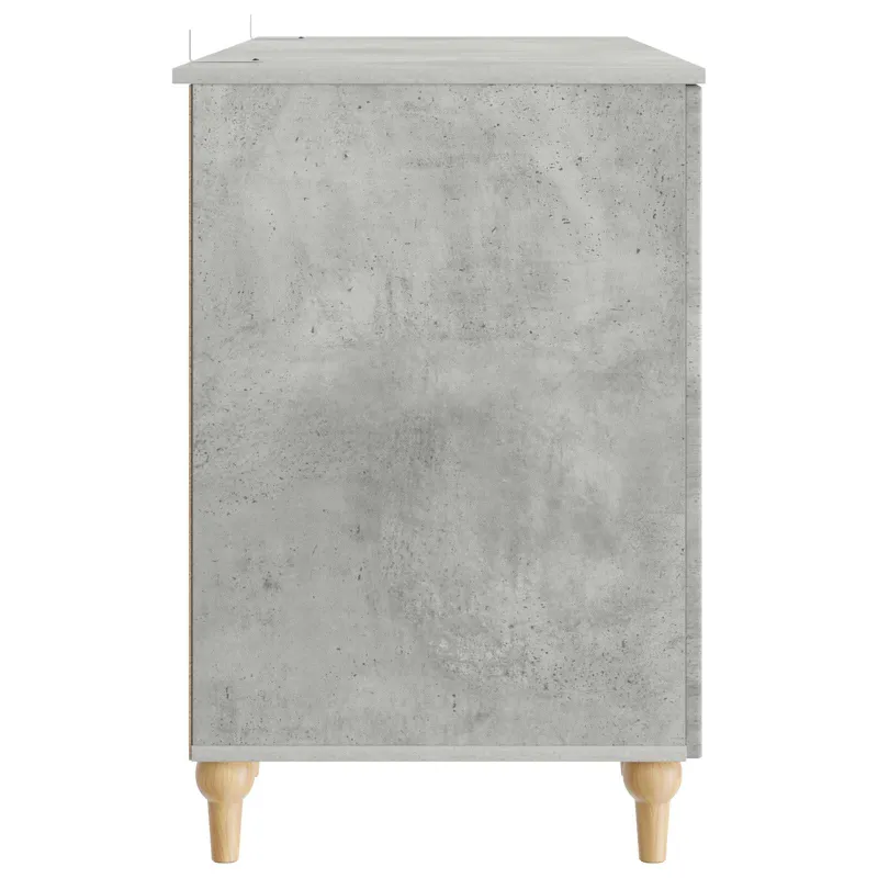 Stalas Betono pilka 142,5 x 50 x 75 cm Apdirbta mediena