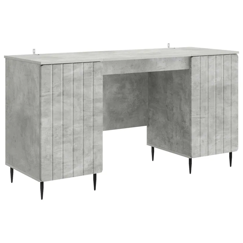 Stalas Betono pilka 142,5 x 50 x 75 cm Apdirbta mediena