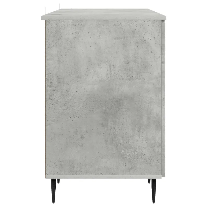 Stalas Betono pilka 142,5 x 50 x 75 cm Apdirbta mediena