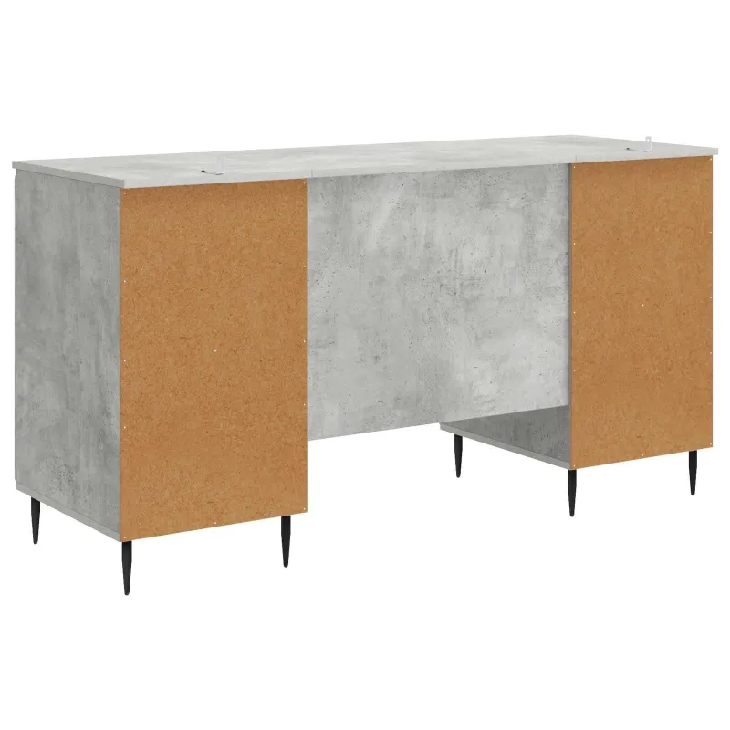 Stalas Betono pilka 142,5 x 50 x 75 cm Apdirbta mediena