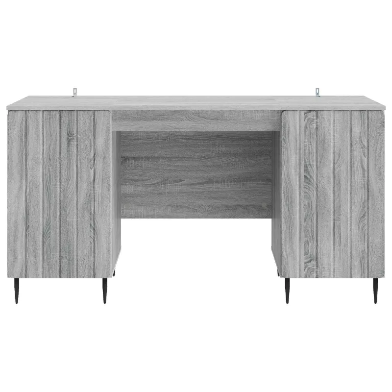 Stalas Pilka sonoma ąžuolo 142,5 x 50 x 75 cm Apdirbta mediena