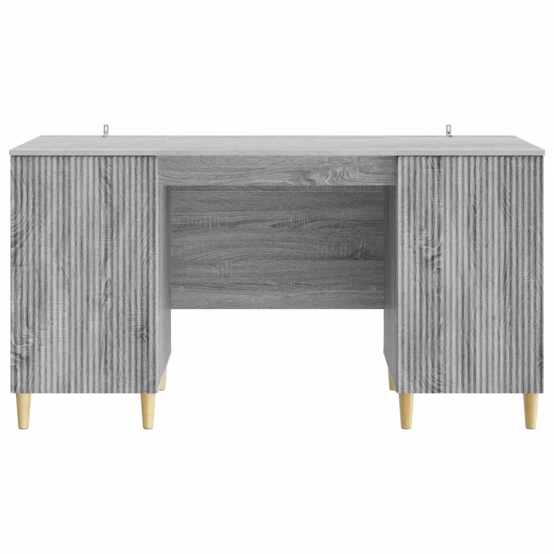 Stalas Pilka sonoma ąžuolo 142,5 x 50 x 75 cm Apdirbta mediena