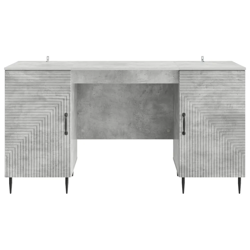 Stalas Betono pilka 142,5 x 50 x 75 cm Apdirbta mediena
