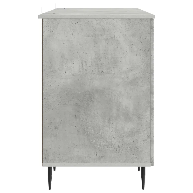 Stalas Betono pilka 142,5 x 50 x 75 cm Apdirbta mediena