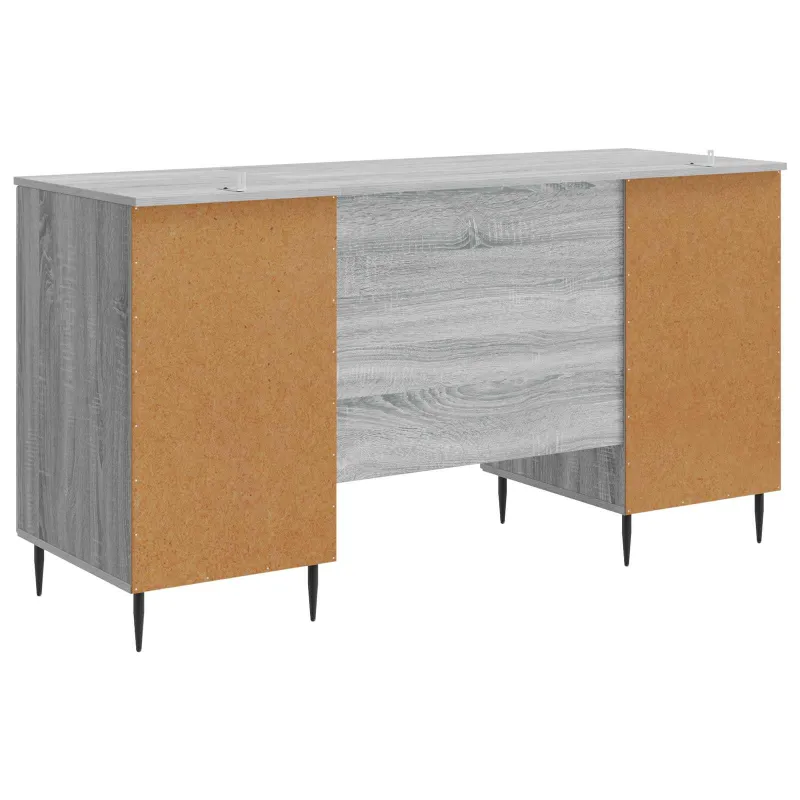 Stalas Pilka sonoma ąžuolo 142,5 x 50 x 75 cm Apdirbta mediena