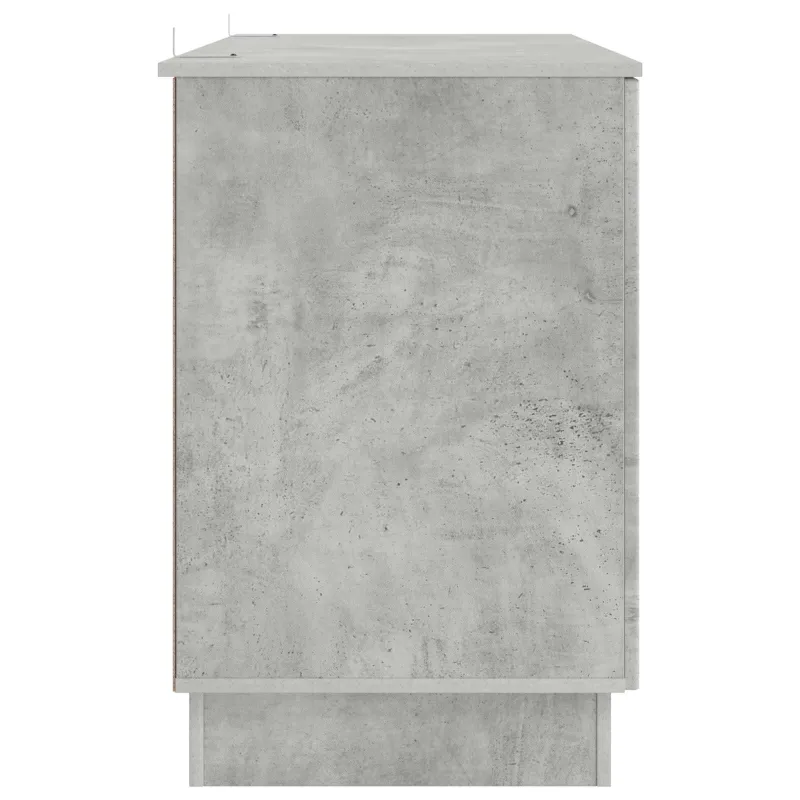 Stalas Betono pilka 142,5 x 50 x 75 cm Apdirbta mediena