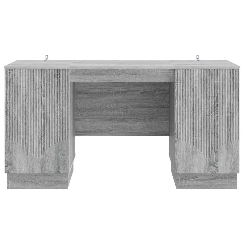 Stalas Pilka sonoma ąžuolo 142,5 x 50 x 75 cm Apdirbta mediena
