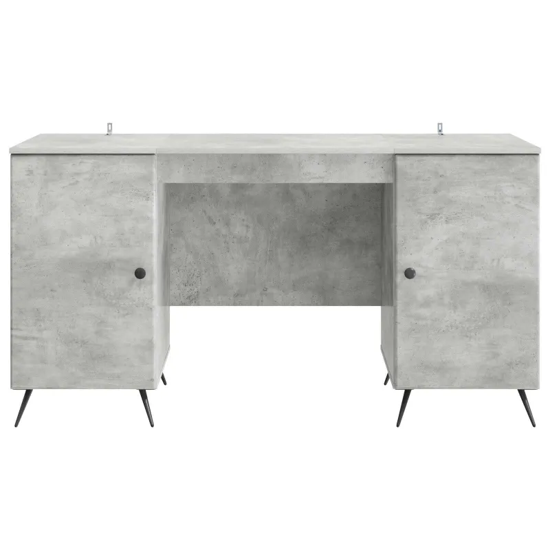 Stalas Betono pilka 142,5 x 50 x 75 cm Apdirbta mediena