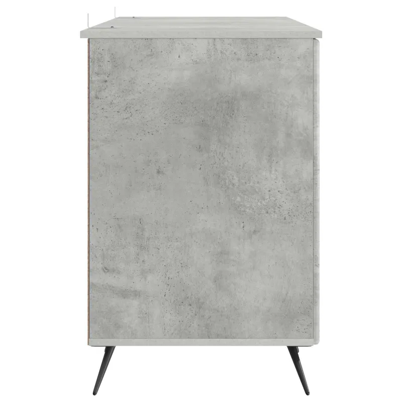 Stalas Betono pilka 142,5 x 50 x 75 cm Apdirbta mediena